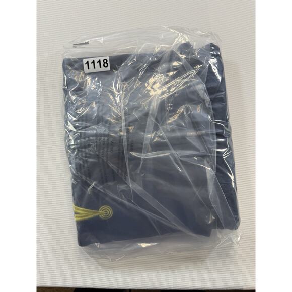 Peter Millar Quarter Zip Pullover Blue Cotton Blend Logo Embroidery Men’s - Picture 9 of 9